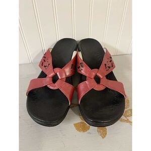 Red Wing shoes red leather sz 9D